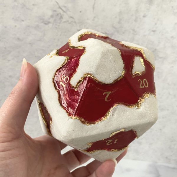 Vampire’s Kiss, Handmade d20 Die - Image 2