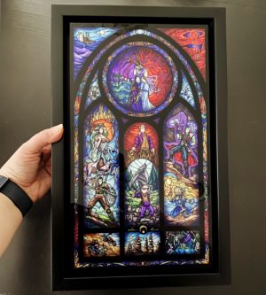 Soaring Epics Framed Acrylic Print Sample