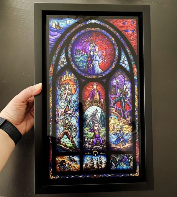 Soaring Epics Framed Acrylic Print Sample