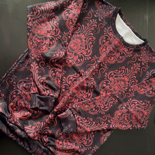 Sphere of Eyes Fleece Shirt Sample