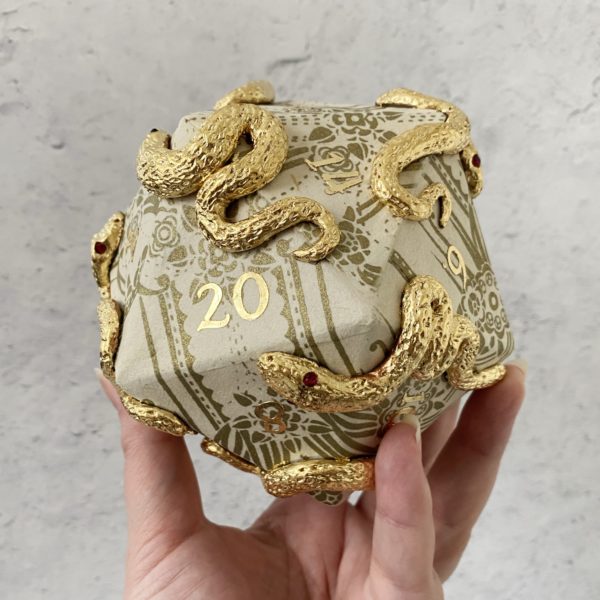 Slithering Sentinels, Handmade d20 Die