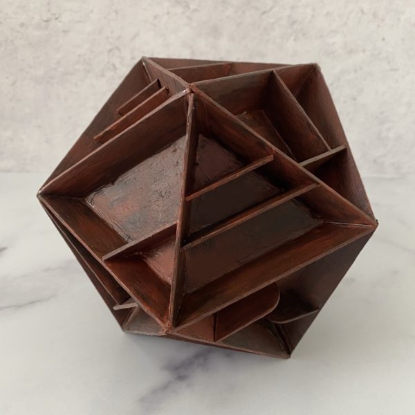 Empty Library Die, Handmade d20 Die - Image 4