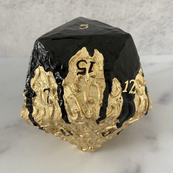Ichor Cascade, Handmade d20 Die - Image 4