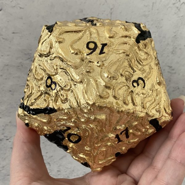 Ichor Cascade, Handmade d20 Die - Image 3