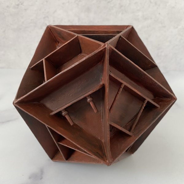 Empty Library Die, Handmade d20 Die - Image 2