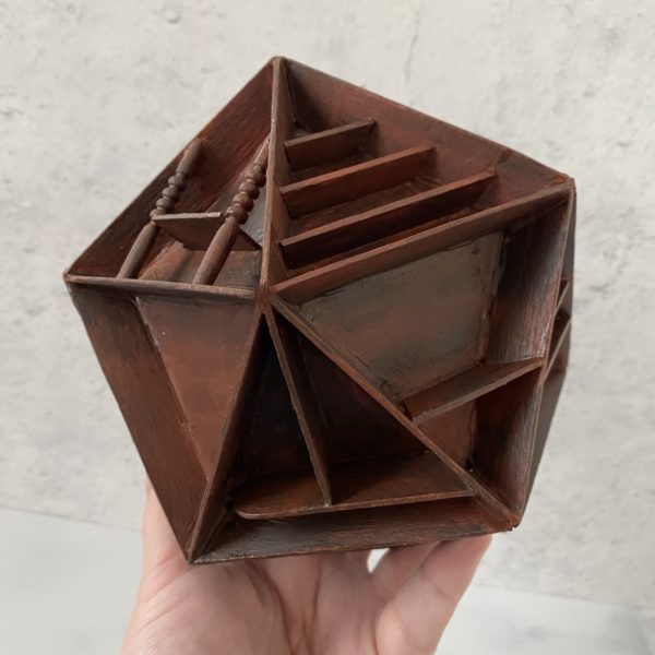 Empty Library Die, Handmade d20 Die - Image 5