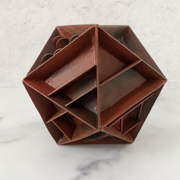 Empty Library Die, Handmade d20 Die - Image 6